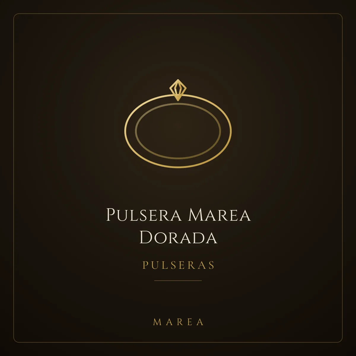 Pulsera Marea Dorada